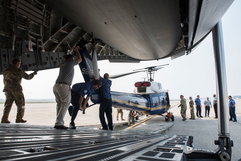 167th Conducts Helicopter Training with 1st Helicopter Squadron