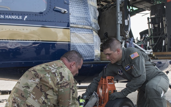 167th Conducts Helicopter Training with 1st Helicopter Squadron