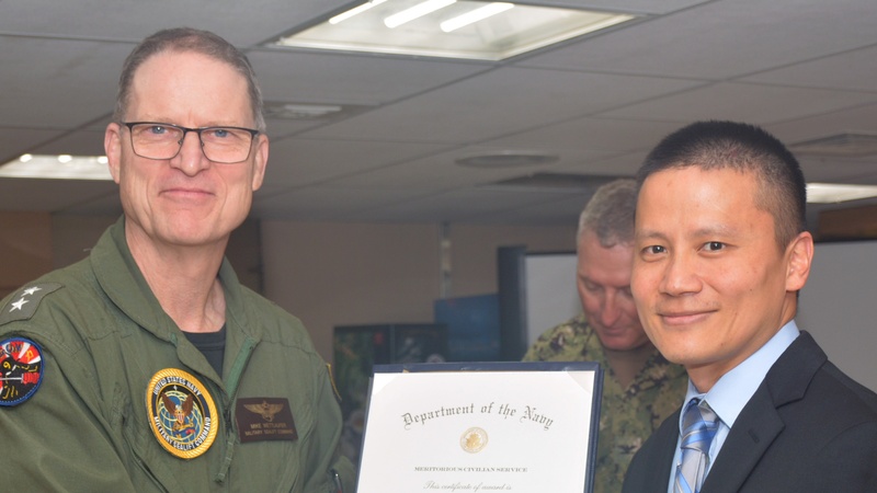 USNS Mercy’s Chief Engineer Receives Meritorious Civilian Service Medal for COVID-19 Deployment Support