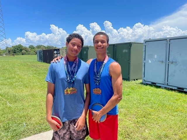 MacDill youth throwing for gold at Junior Olympics