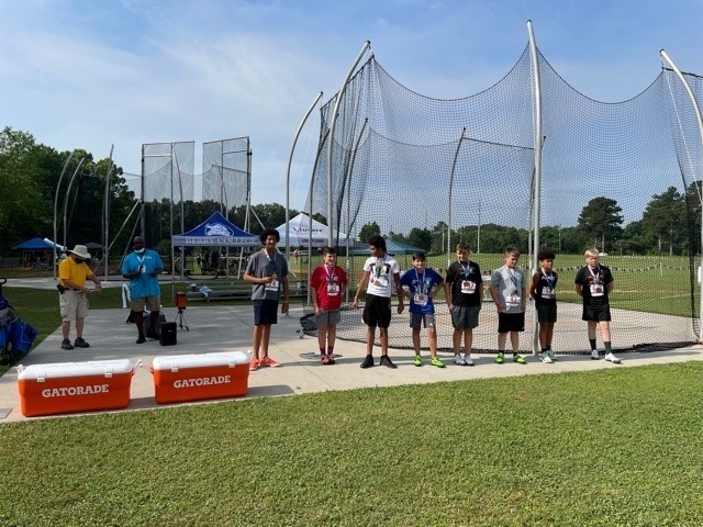 MacDill youth throwing for gold at Junior Olympics