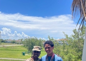 MacDill youth throwing for gold at Junior Olympics