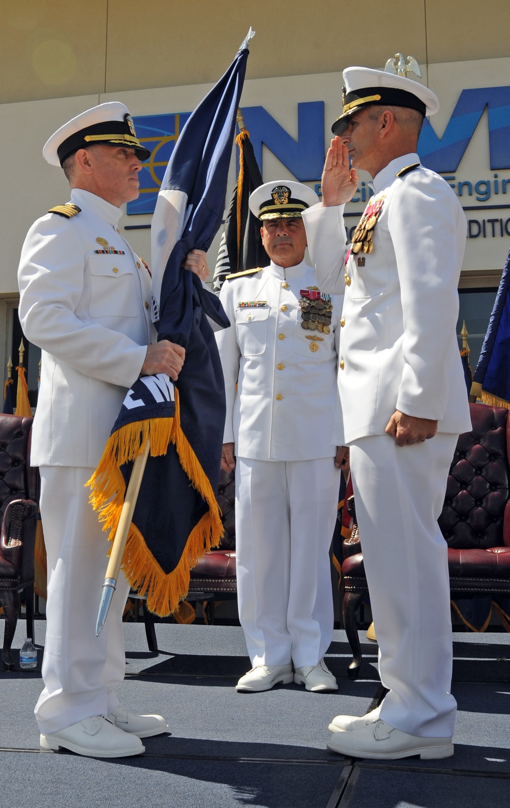 Capt. Raymond Takes Command of NAVFAC's Warfare Center