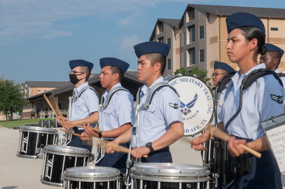 U.S. Air Force Basic Military Training Graduation and Coining Ceremony