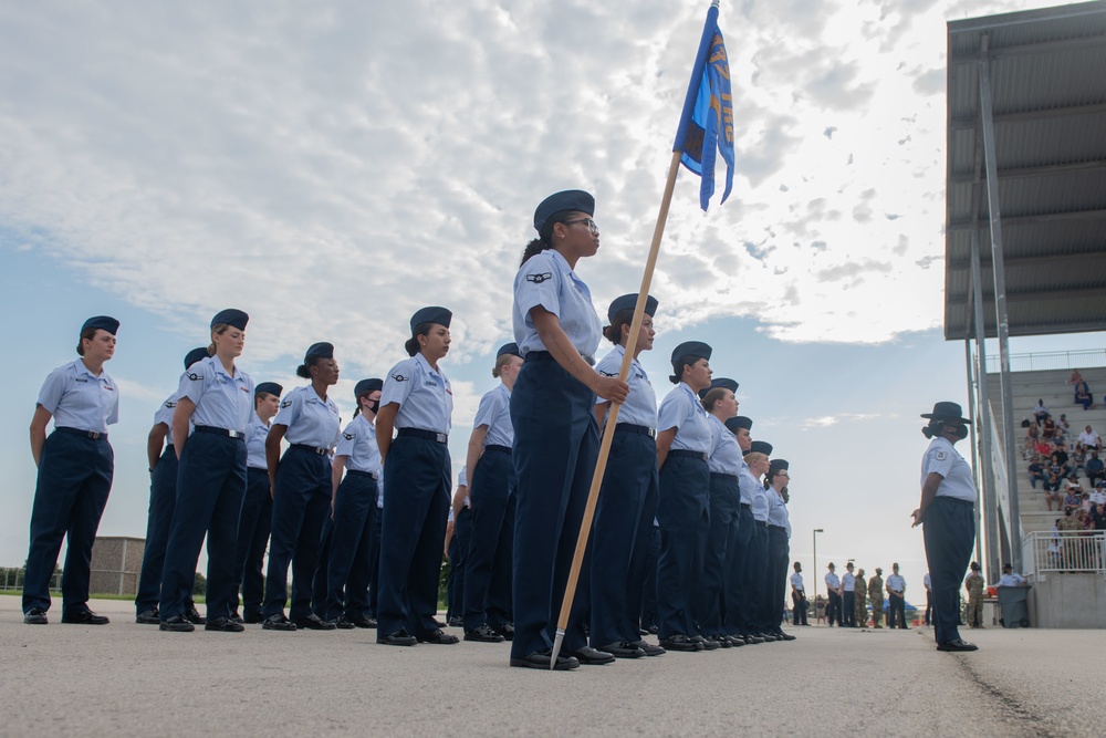 U.S. Air Force Basic Military Training Graduation and Coining Ceremony