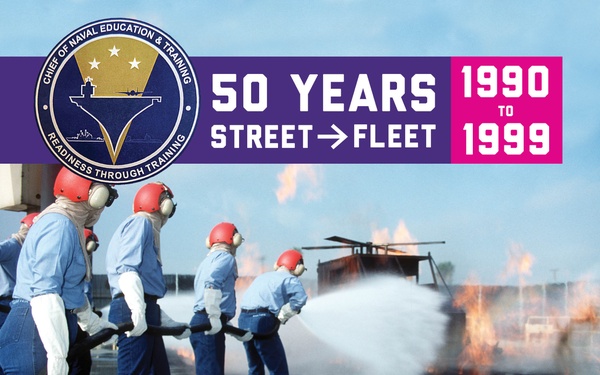 NETC 50th Anniversary Graphic 1990-1999