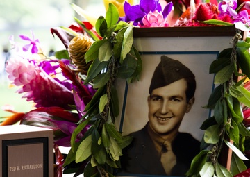 U.S. Marine Corps Cpl. Theodore "Ted" R. Richardson laid to rest, January 2, 1925 - July 11, 2021