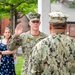 MA2 Tyrell Dugre reenlistment ceremony