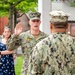 MA2 Tyrell Dugre reenlistment ceremony