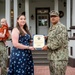 MA2 Tyrell Dugre reenlistment ceremony
