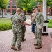 MA2 Tyrell Dugre reenlistment ceremony