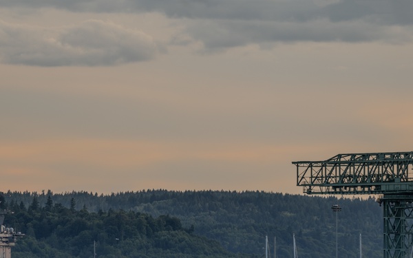 USS Theodore Roosevelt (CVN 71) arrives at Naval Base Kitsap-Bremerton
