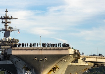 USS Theodore Roosevelt arrives at Naval Base Kitsap-Bremerton