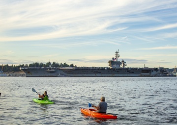 USS Theodore Roosevelt arrives at Naval Base Kitsap-Bremerton