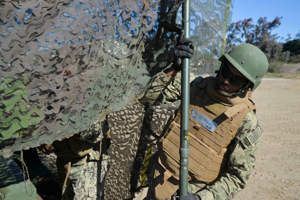 Naval Mobile Construction Battalion 18 Holds Command Post Exercise