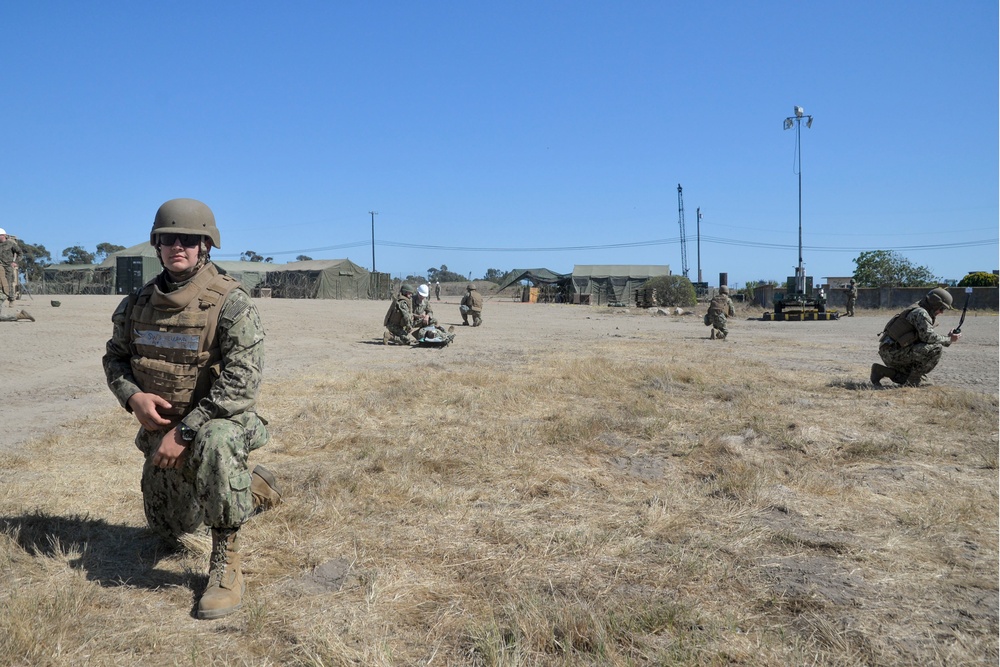 Naval Mobile Construction Battalion 18 Holds Command Post Exercise