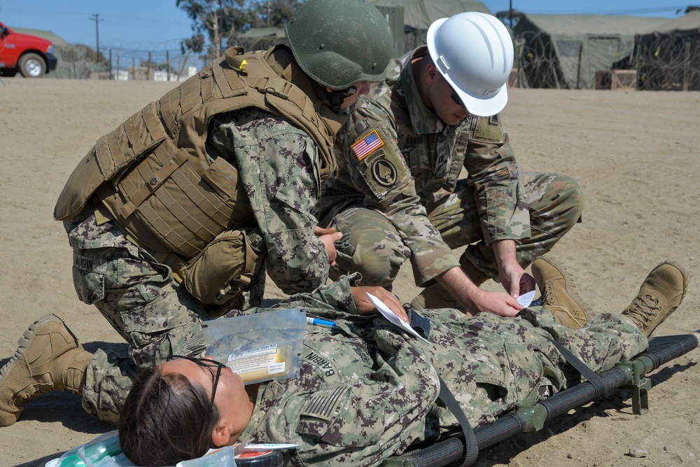 Naval Mobile Construction Battalion 18 Holds Command Post Exercise