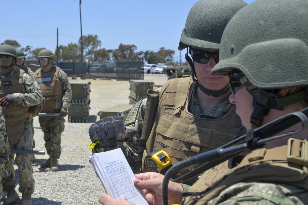 Naval Mobile Construction Battalion 18 Holds Command Post Exercise