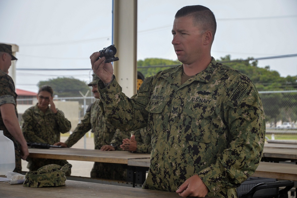 Naval Mobile Construction Battalion 18 Holds Command Post Exercise