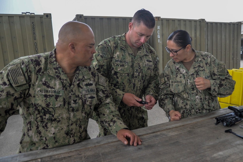 Naval Mobile Construction Battalion 18 Holds Command Post Exercise