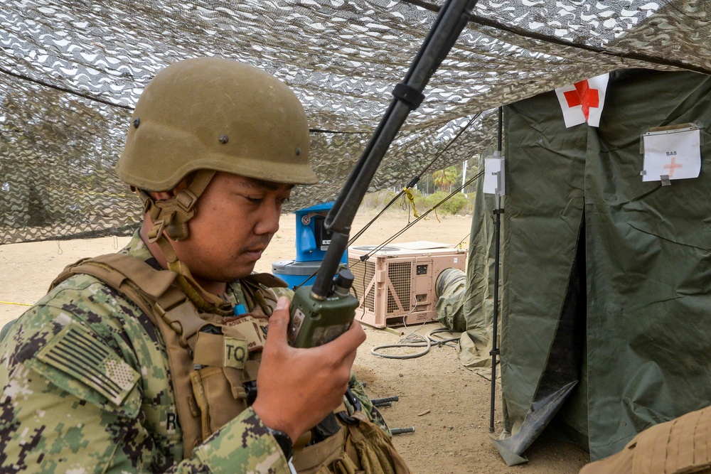 Naval Mobile Construction Battalion 18 Holds Command Post Exercise