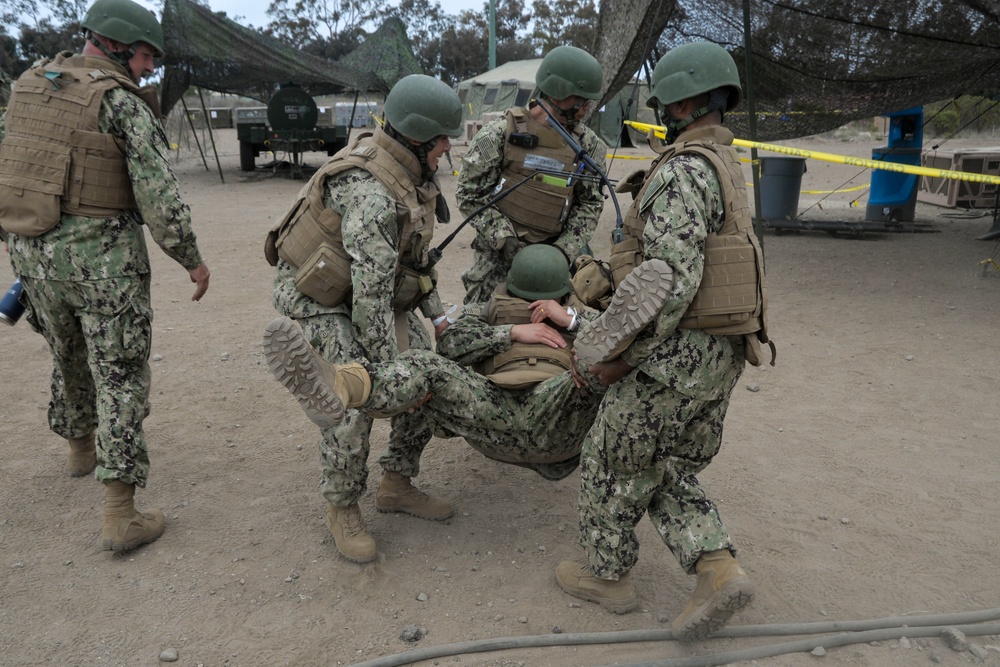 Naval Mobile Construction Battalion 18 Holds Command Post Exercise