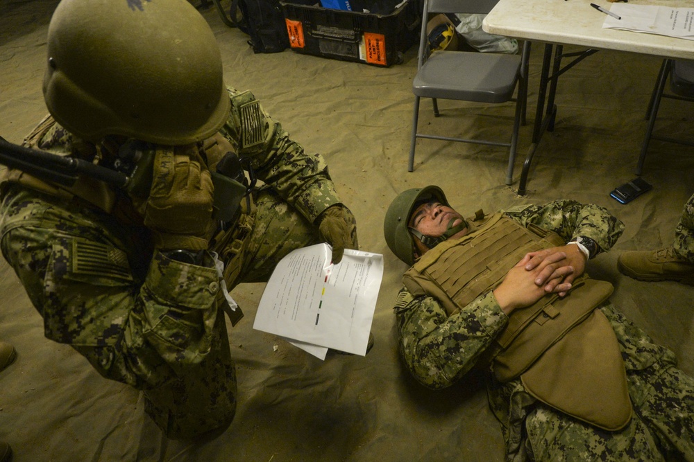 Naval Mobile Construction Battalion 18 Holds Command Post Exercise