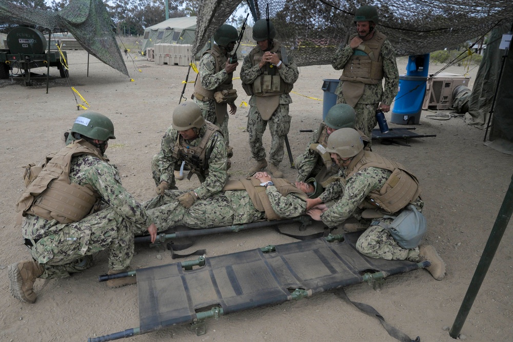 Naval Mobile Construction Battalion 18 Holds Command Post Exercise