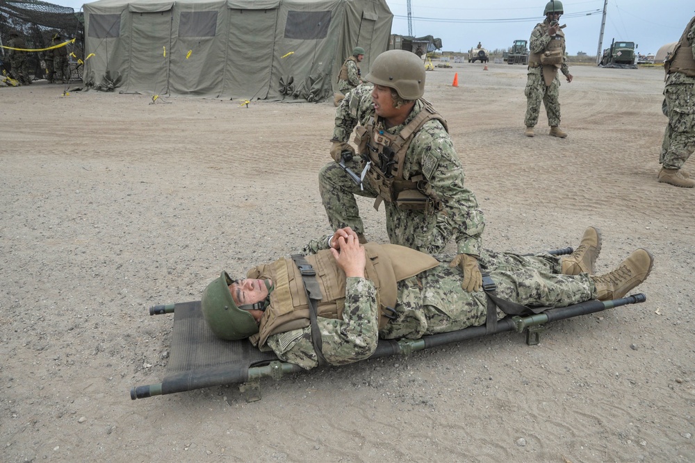 Naval Mobile Construction Battalion 18 Holds Command Post Exercise