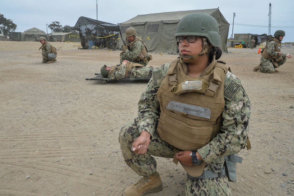 Naval Mobile Construction Battalion 18 Holds Command Post Exercise