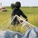 Royal Thai Army packs parachute