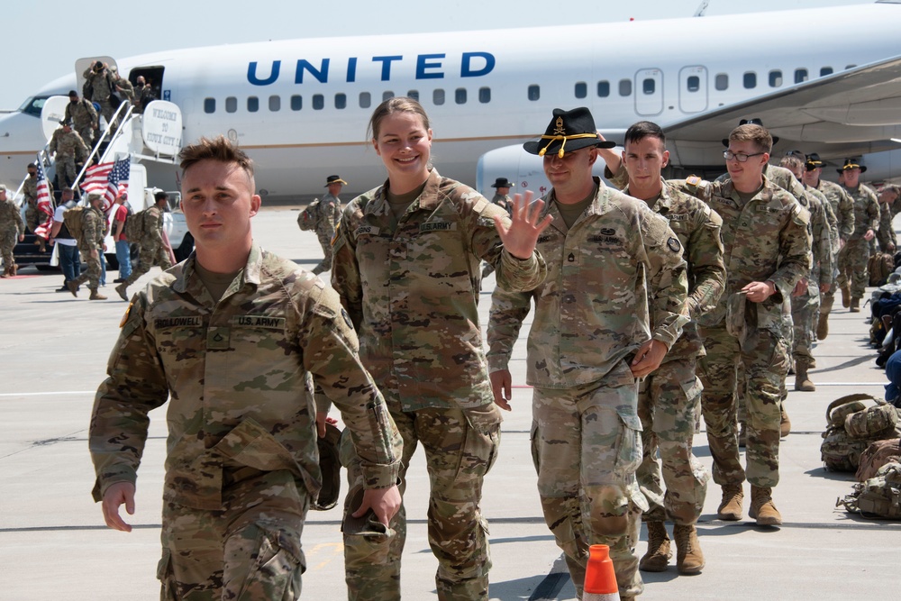 Iowa National Guard Soldiers return from Kosovo deployment