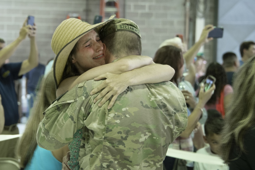 Iowa Guard Soldiers return home from Kosovo deployment