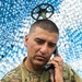 A Sergeant Major Calls in a Medical Evacuation During the MEDCOM 2021 Best Leader Competition Lane Certification