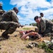 U.S. Army Medical Command (MEDCOM) Command Sergeants Maj. provide medical aid during the validation portion of the MEDCOM 2021 Best Leader Competition