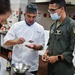 Celebrity chef Roy Yamaguchi visits Hale Aina Dining Facility