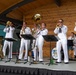 Navy Band Great Lakes Brass Band Perform at Broadway Square during Fargo Navy Week