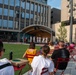 Navy Band Great Lakes Brass Band Perform at Broadway Square during Fargo Navy Week