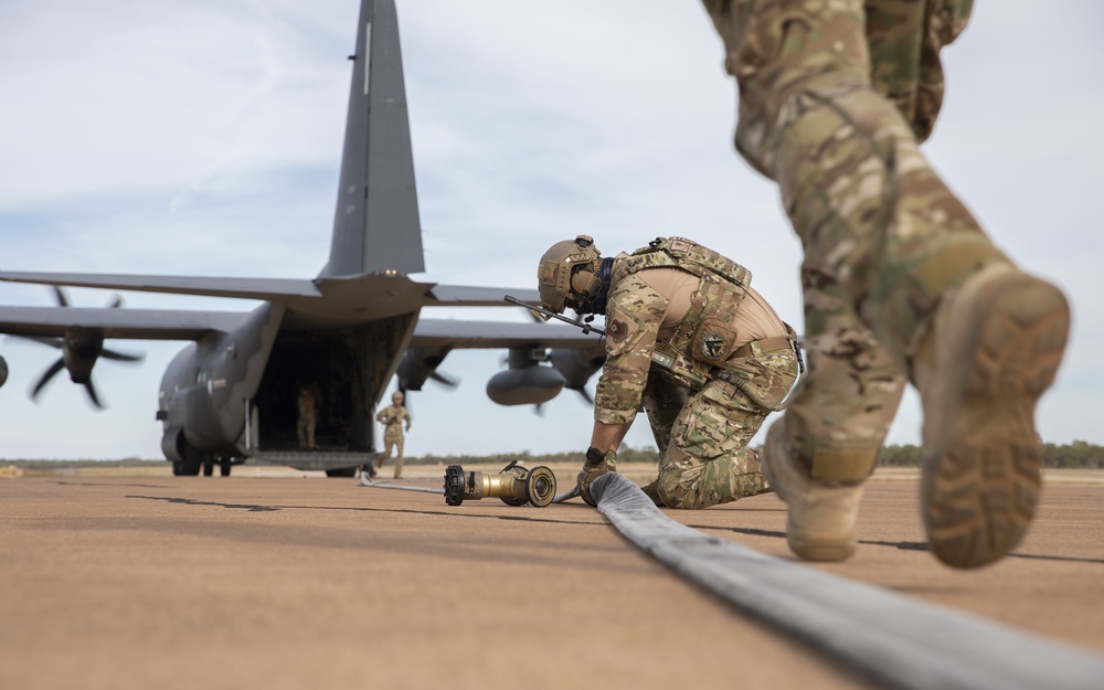 Talisman Sabre 21: U.S. Air Force personnel conduct FARP and DAGRE training