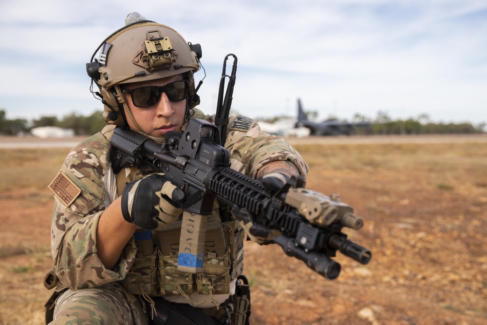 Talisman Sabre 21: U.S. Air Force personnel conduct FARP and DAGRE training