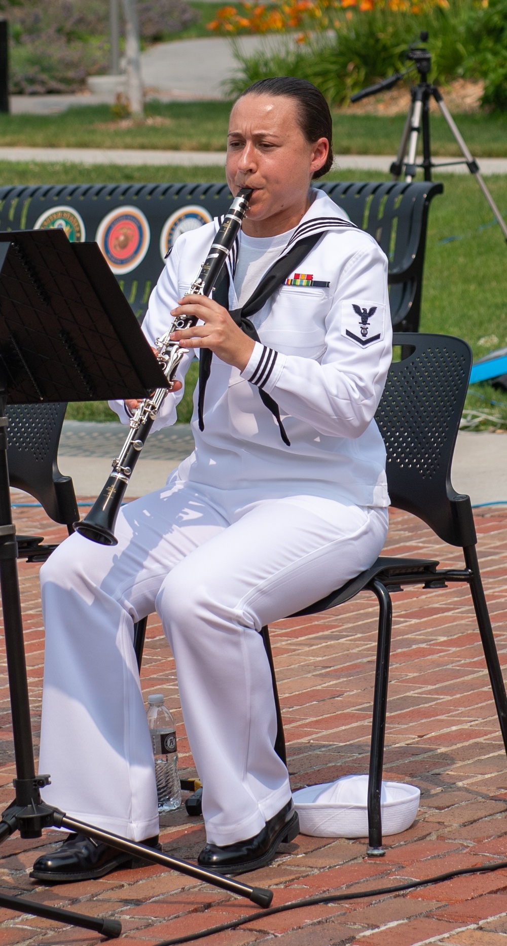 Navy Band Great Lakes Woodwind Quintet Performs at the Fargo VA Hospital during Fargo Navy Week