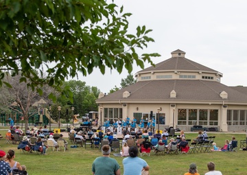 Navy Band Great Lakes Brass Band Performs at Red River Zoo during Fargo Navy Week