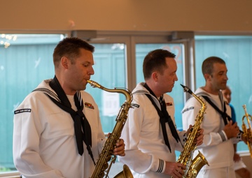 Navy Band Great Lakes Brass Band Performs at Red River Zoo during Fargo Navy Week