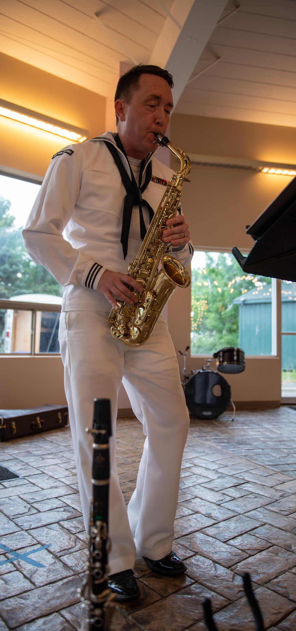 Navy Band Great Lakes Brass Band Performs at Red River Zoo during Fargo Navy Week