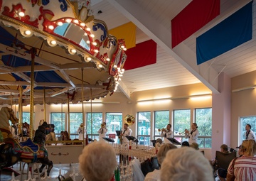 Navy Band Great Lakes Brass Band Performs at Red River Zoo during Fargo Navy Week