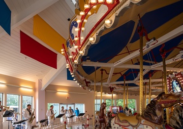 Navy Band Great Lakes Brass Band Performs at Red River Zoo during Fargo Navy Week