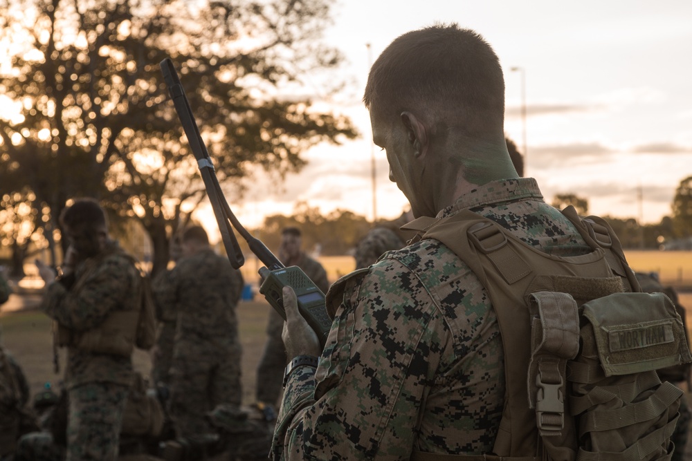 MV-22 Osprey night insert at Exercise Talisman Sabre 21