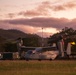 MV-22 Osprey night insert at Exercise Talisman Sabre 21