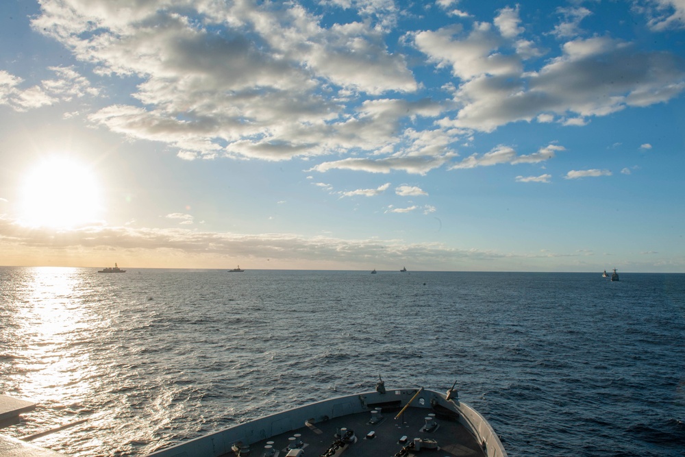 Talisman Sabre Formation aboard USS New Orleans 2021