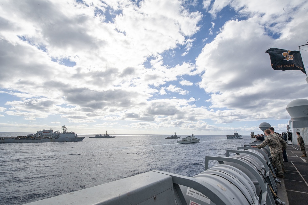 Talisman Sabre Formation aboard USS New Orleans 2021